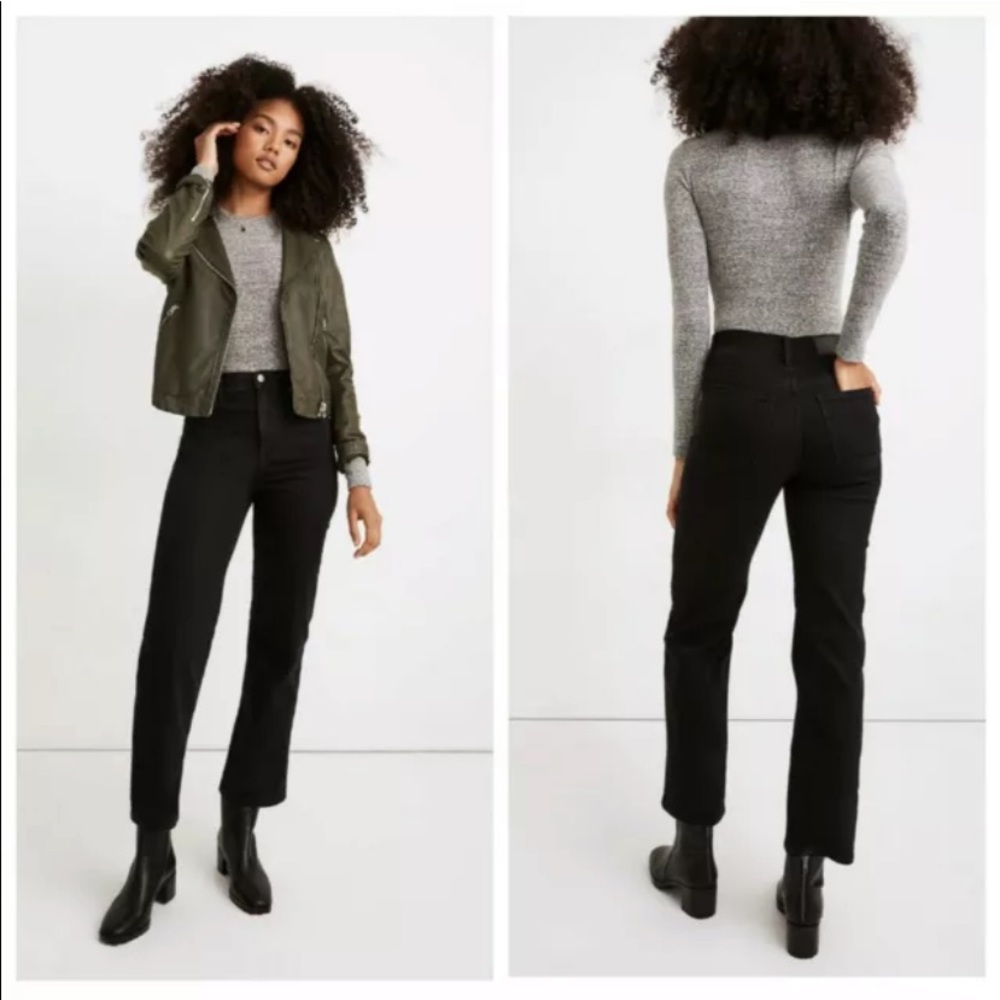 Madewell slim crop Jean in lunar